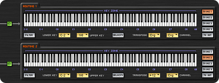 Two layered instruments